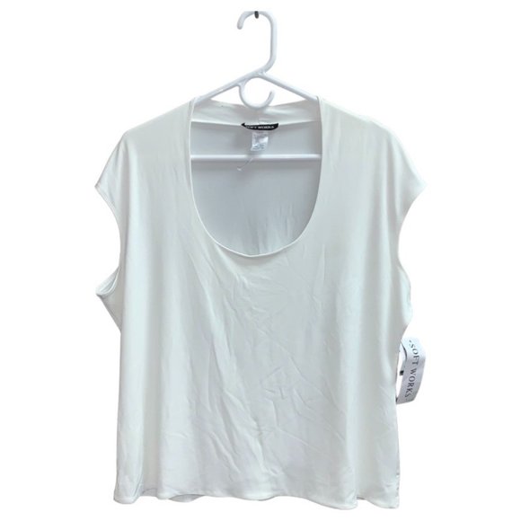 SOFT WORK Off White Top (XXL) - Picture 1 of 4